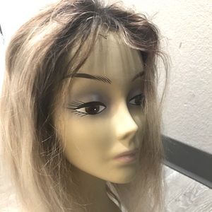 100%human hair lace front wig